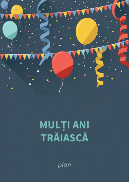 Multi Ani Traiasca Sheet Music