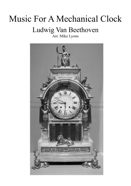 Music For A Mechanical Clock Beethoven Brass Trio Sheet Music