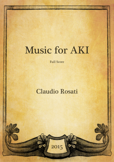 Music For Aki Sheet Music