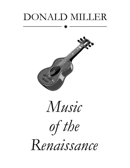 Music Of The Renaissance For Guitar Ensemble Sheet Music