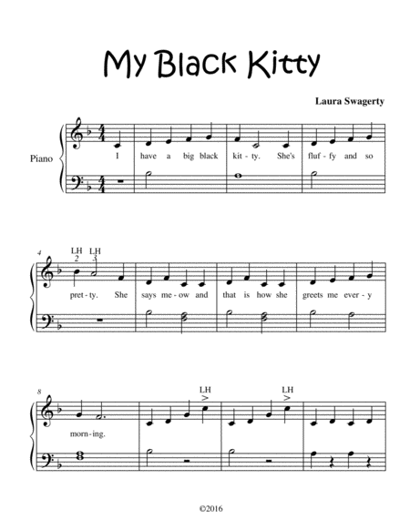 My Black Kitty Sheet Music