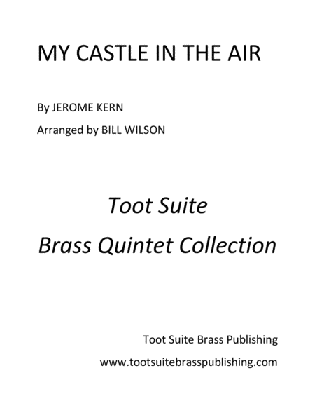 Free Sheet Music My Castle In The Air