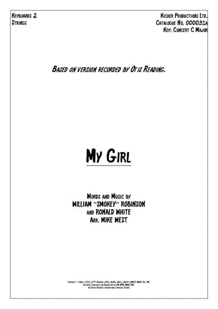 Free Sheet Music My Girl Keyboards 2