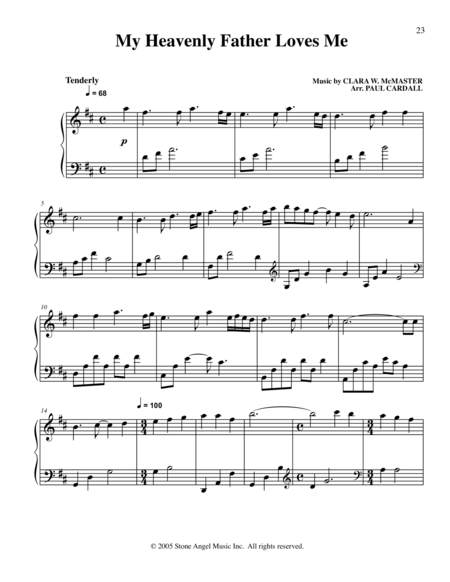 My Heavenly Father Loves Me Sheet Music