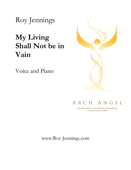 My Livin Shall Not Be In Vain Sheet Music