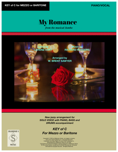 My Romance Vocal Solo Key Of C With Piano Bass Drums Sheet Music