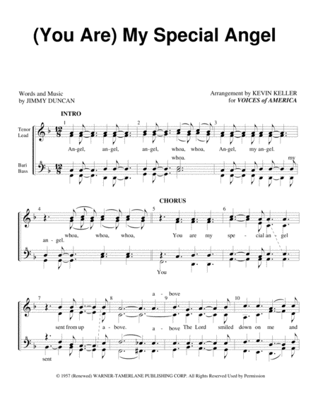 My Special Angel Sheet Music