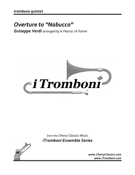 Nabucco Overture For Trombone Quintet Sheet Music