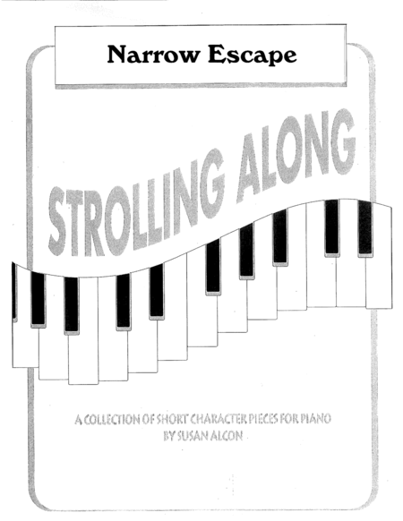 Narrow Escape From Strolling Alcon By Susan Alcon Sheet Music