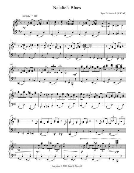 Free Sheet Music Natalies Blues