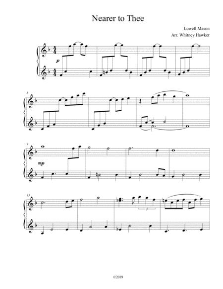 Free Sheet Music Nearer