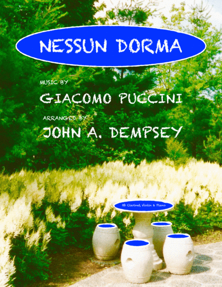 Nessun Dorma Trio For Clarinet Violin And Piano Sheet Music