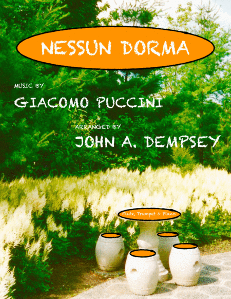 Nessun Dorma Trio For Flute Trumpet And Piano Sheet Music