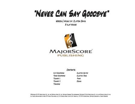 Never Can Say Goodbye 9 Piece Instrumental Sheet Music