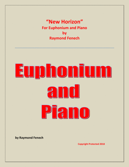 New Horizon For Euphonium And Piano Sheet Music