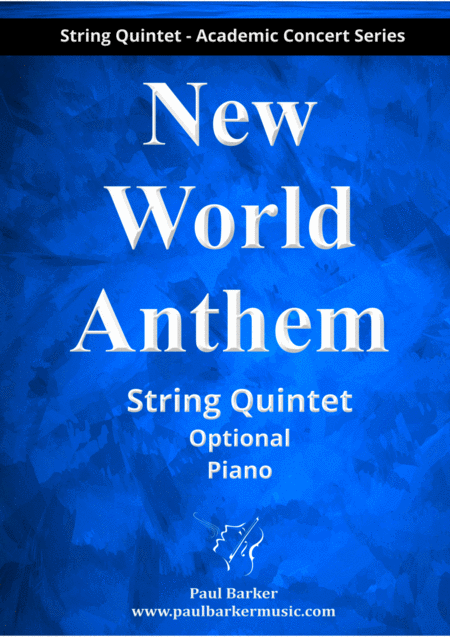 New World Anthem String Quintet Score Parts Sheet Music