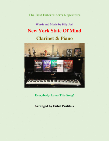 New York State Of Mind For Clarinet And Piano Jazz Pop Version Sheet Music