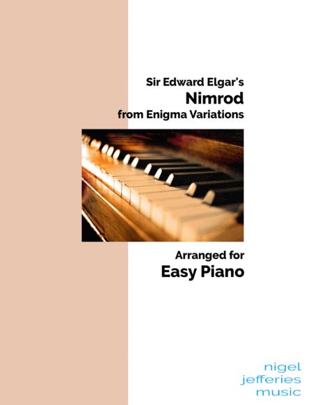 Free Sheet Music Nimrod Arranged For Easy Piano