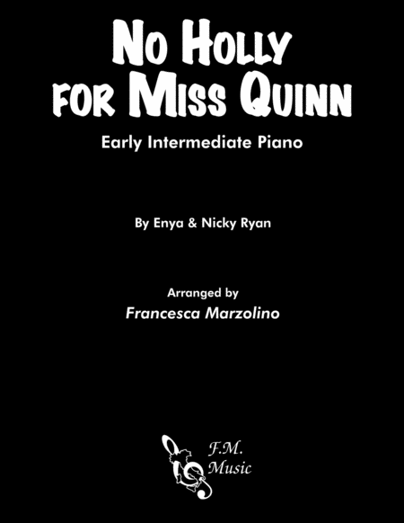 Free Sheet Music No Holly For Miss Quinn Early Intermediate Piano