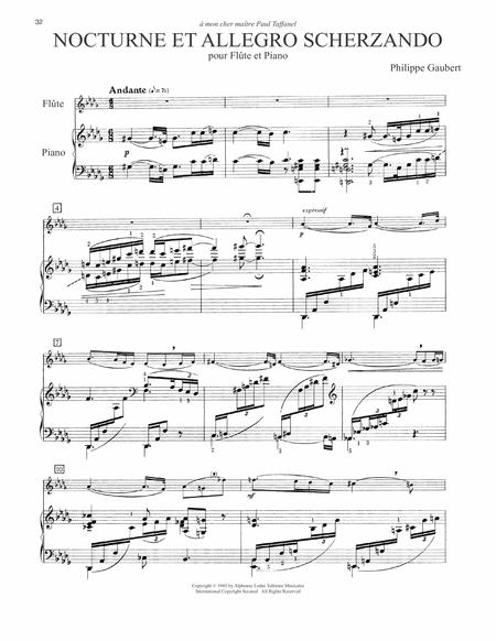 Free Sheet Music Nocturne Et Allegro Scherzando