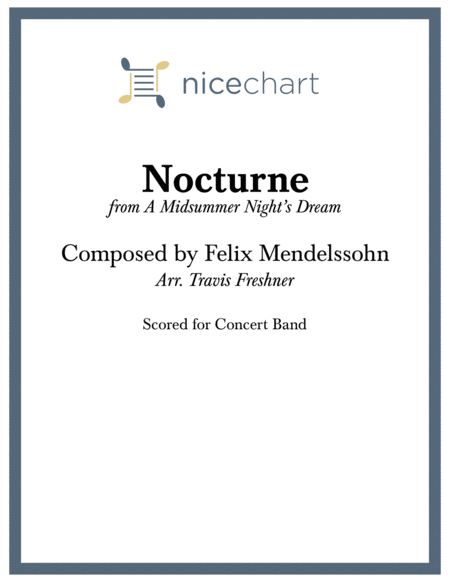 Free Sheet Music Nocturne From A Midsummer Nights Dream Score Parts