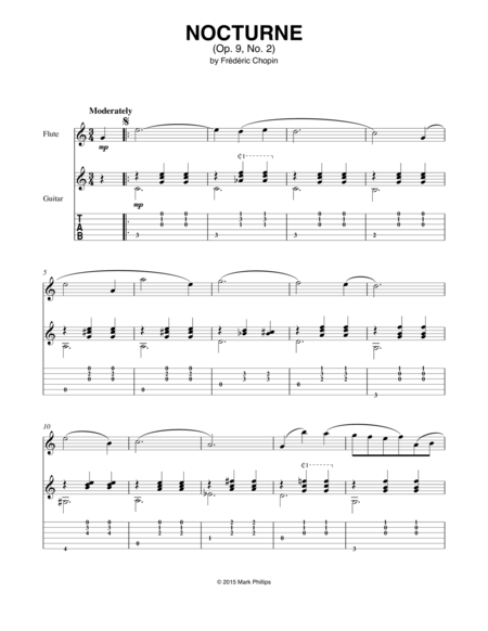 Free Sheet Music Nocturne In E Flat Major Op 9 No 2