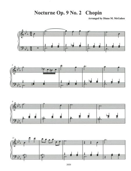 Free Sheet Music Nocturne In Eb Major Op 9 No 2