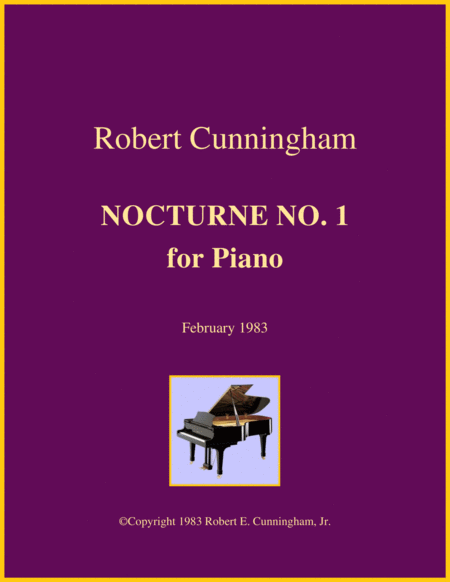 Nocturne No 1 For Piano Sheet Music