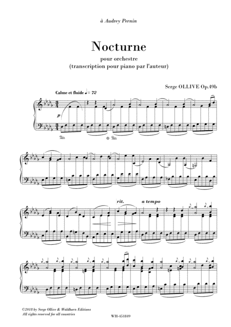 Free Sheet Music Nocturne Op 49b