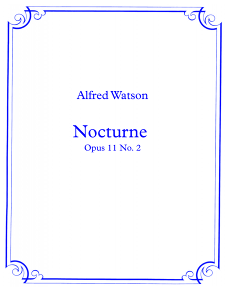 Nocturne Opus 11 No 2 Sheet Music