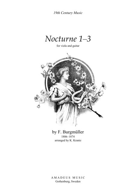 Nocturnes 1 3 For Viola And Guitar Sheet Music