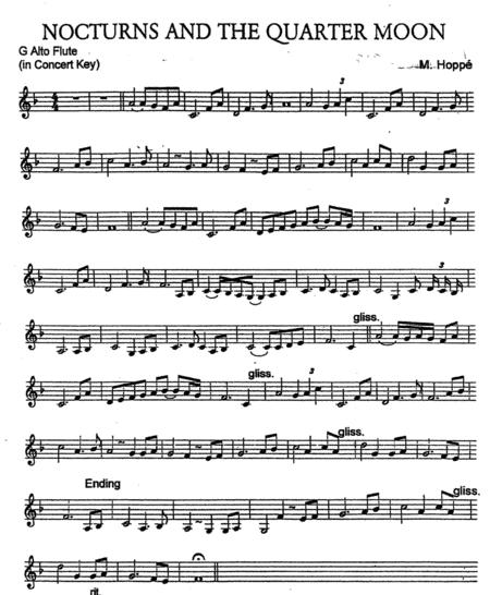 Free Sheet Music Nocturnes And The Quarter Moon Aka Homeland Theme