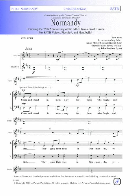 Free Sheet Music Normandy