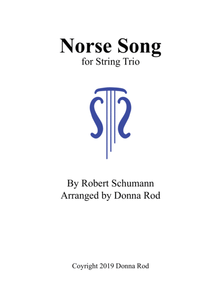 Free Sheet Music Norse Song