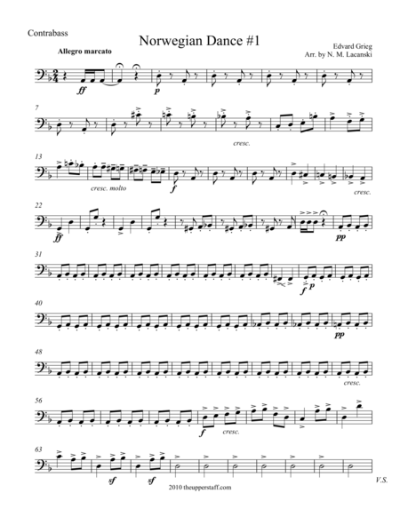 Norwegian Dance 1 Sheet Music