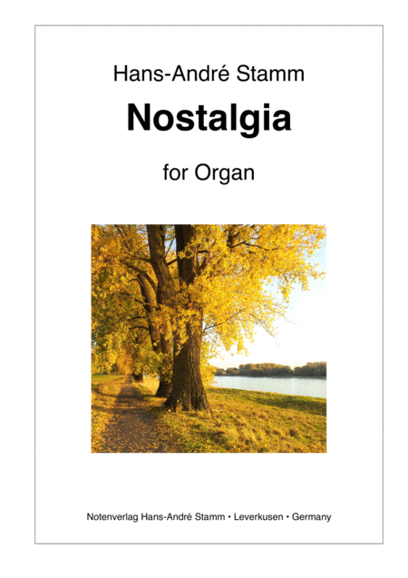 Nostalgia For Organ Sheet Music