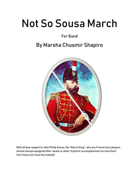 Free Sheet Music Not So Sousa March