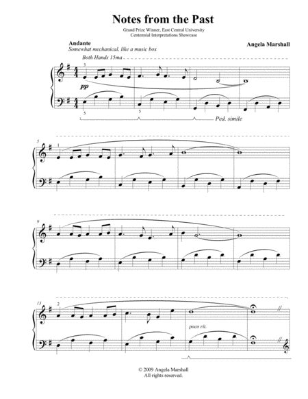 Free Sheet Music Notes From The Past