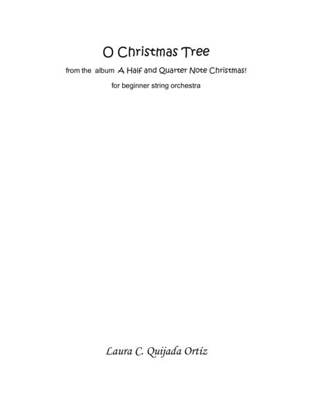 O Christmas Tree From The Album A Half And Quarter Note Christmas String Orchestra Sheet Music