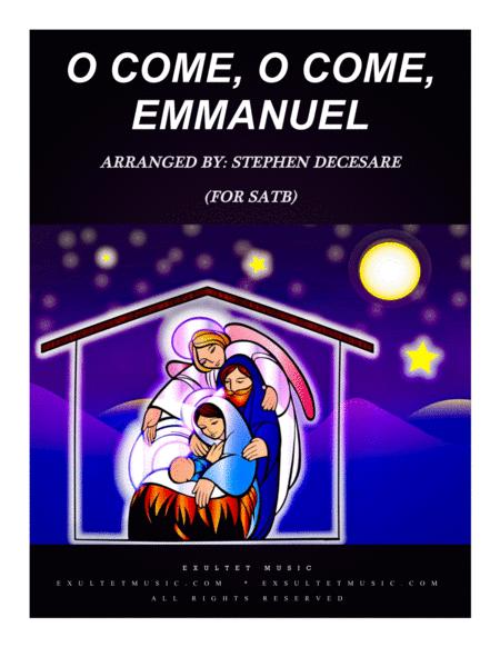 O Come O Come Emmanuel For Satb Sheet Music