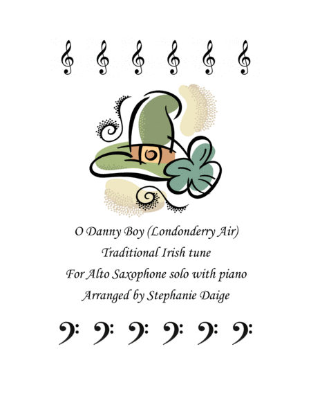 O Danny Boy For Alto Saxophone Sheet Music