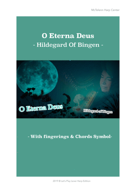 O Eterna Deus Hildegard Of Bingen 2019 Version By Eve Mctelenn Only Score Sheet Music