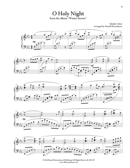 O Holy Night A Concert Piece Sheet Music