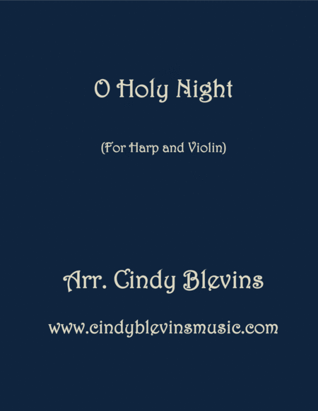 Free Sheet Music O Holy Night Arranged For Harp And Violin