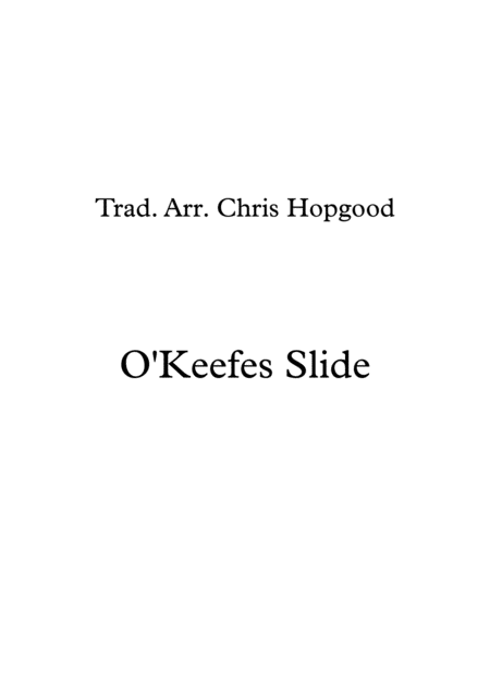 O Keefes Slide Traditional Irish Tune Arranged For Fingerstyle Guitar Sheet Music