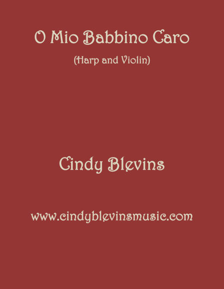 O Mio Babbino Caro Arranged For Harp And Violin Sheet Music