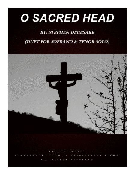 Free Sheet Music O Sacred Head Duet For Soprano And Tenor Solo