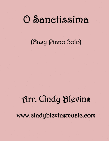 O Sanctissima Easy Piano Solo Sheet Music