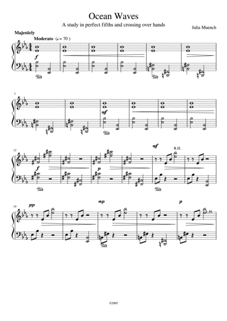 Ocean Waves Sheet Music