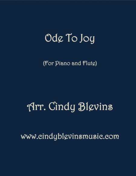 Free Sheet Music Ode To Joy Arranged For Piano And Flute